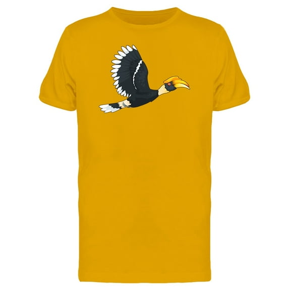 Amazing Hornbill Bird Doodle Tee Men's -Image by Shutterstock