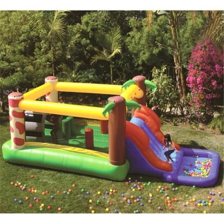Amazing Jungle Inflatable Bouncy Waterfall