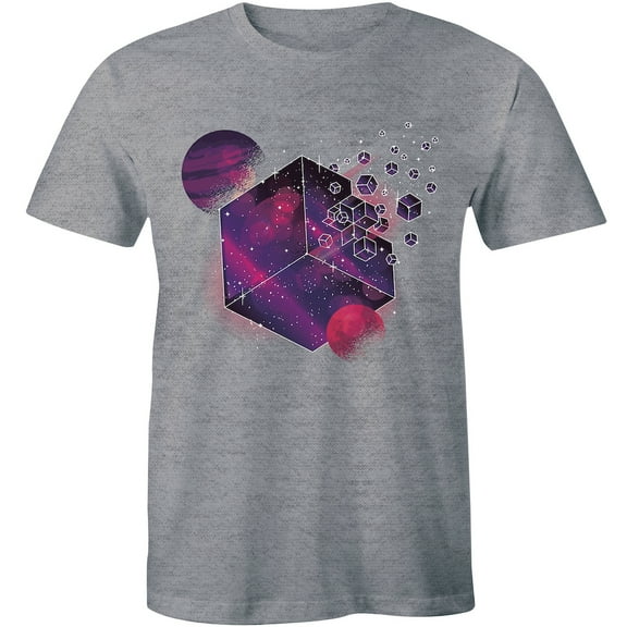 Amazing Limited Edition Space Galaxy Cube Men's Gift Idea T-Shirt
