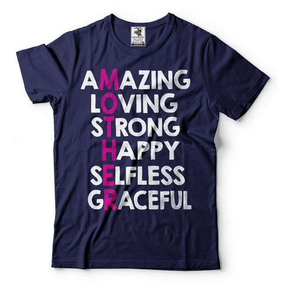 Amazing Loving Mother Shirt Mother's Day Mom Shirt Mother Shirts Mother Birthday Tee Mother Shirt (XX-Large Navy Blue)