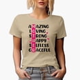 thumbnail image 1 of Amazing Loving Strong Happy Selfless Graceful Mother, Tan T-Shirt, Medium, 1 of 5