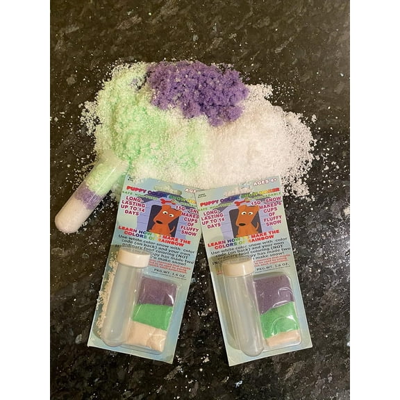 Amazing Magic Color Instant Snow Powder with Test Tube - Great for Gift Giving-6 Sets