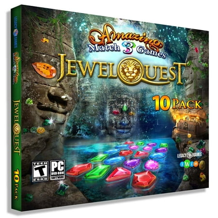 Legacy Amazing Match 3 Games Jewel Quest 10Pk