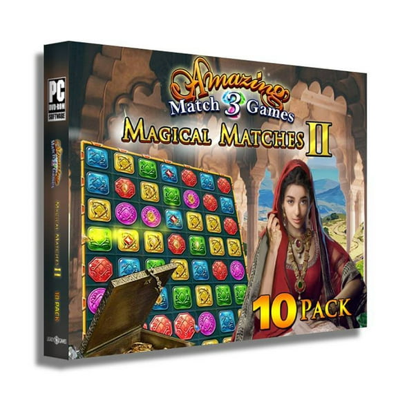 Amazing Match 3 Games: Magical Matches Vol. 2 - 10 Pack, Legacy Games, PC, LGY-L2969-ESD