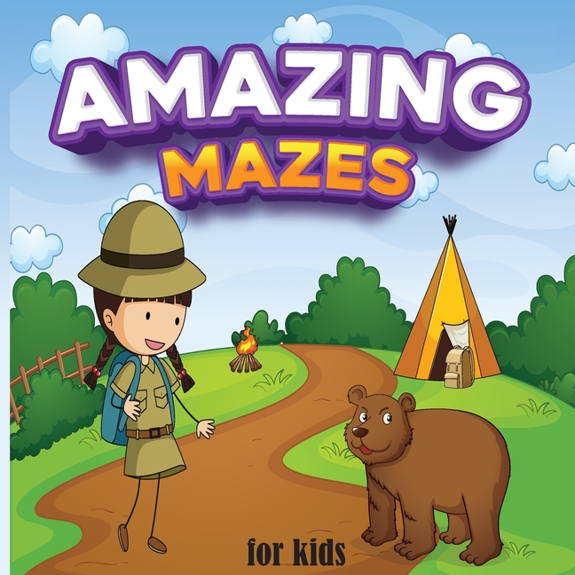 Amazing Mazes for kids : My First Illustrated Mazes (Paperback)
