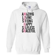 thumbnail image 1 of Amazing Mother Hoodie Sweatshirt Unisex 4X-Large White, 1 of 5