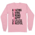 thumbnail image 1 of Amazing Mother Long Sleeve Shirt Unisex Large Pink, 1 of 5