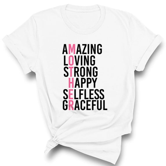 Amazing Mother Shirt Unisex Medium White