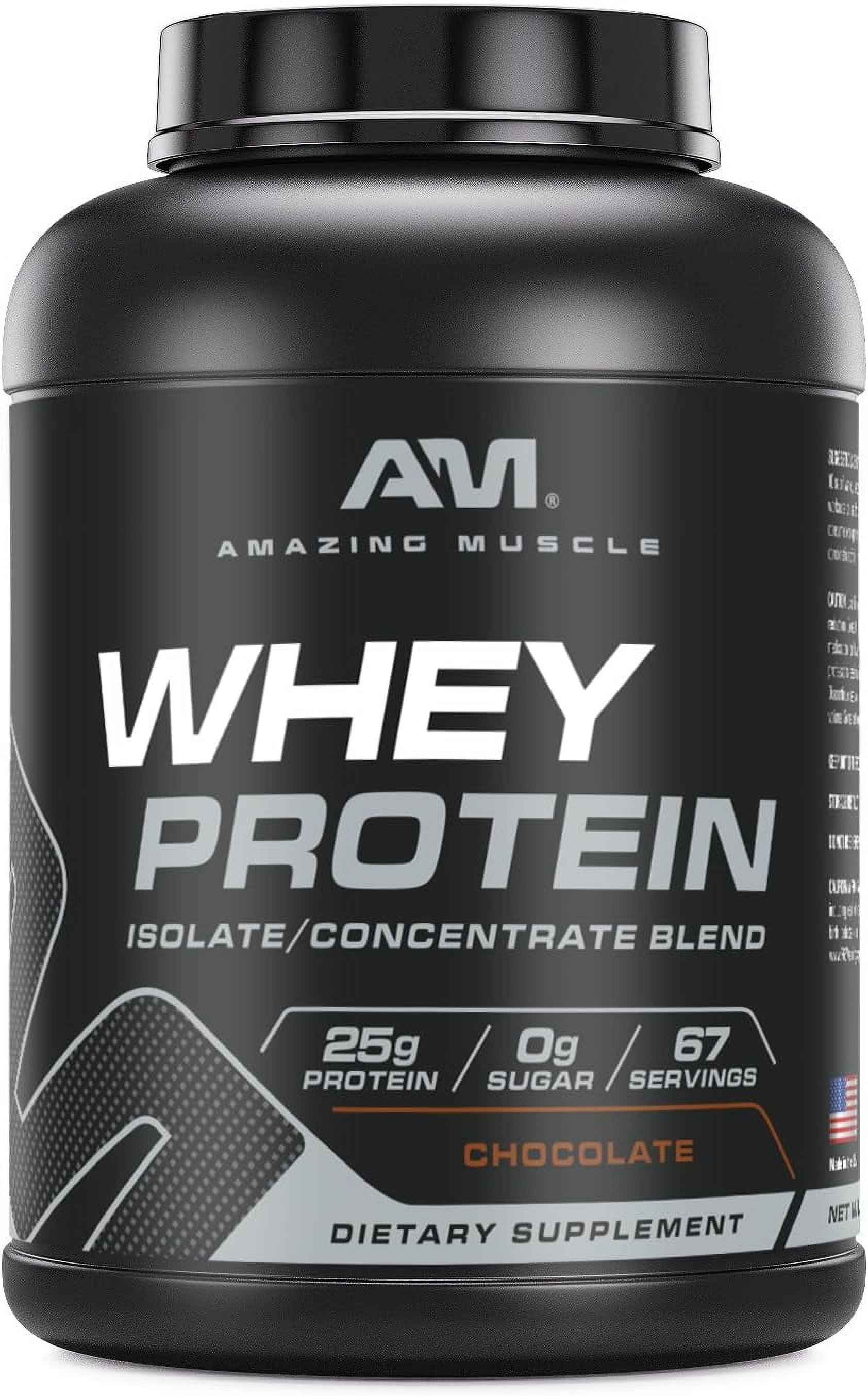 Amazing Muscle 100 Whey Protein Powder *Advanced Formula with Whey