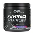thumbnail image 1 of Amazing Muscle Amino Punch 5500 Mg Per Serving of Amino Acids Blueberry Pomegranate Splash Flavor Supplement | 30 Servings Per Bottle | Non-GMO | Gluten Free | Made in USA, 1 of 2