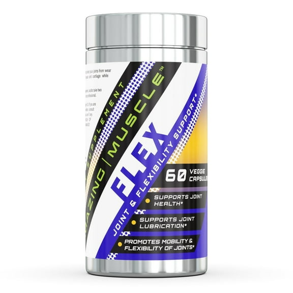 Amazing Muscle Flex Joint & Flexibility Support 60 Veggie Capsules Supplement