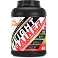 thumbnail image 1 of Amazing Muscle - Whey Protein Gainer - 6 Lb - Supports Lean Muscle Growth & Workout Recovery (Strawberry), 1 of 6