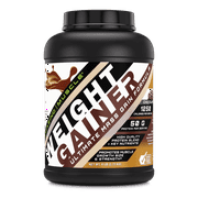 Amazing Muscle Whey Protein Gainer Chocolate Flavor 6 Lbs Supplement | Non-GMO | Gluten Free | Made in USA