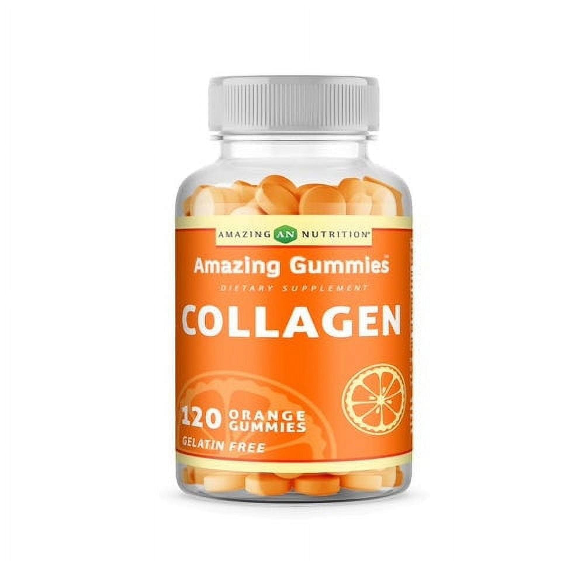 Amazing Nutrition Amazing Gummies, Collagen, Orange, 120 Gummies