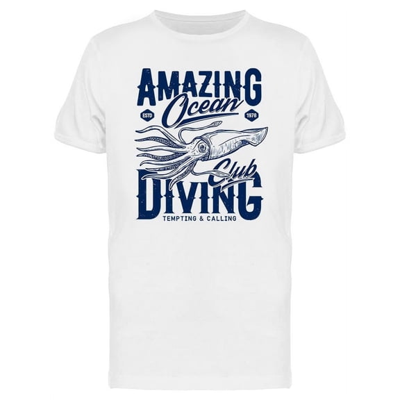 Amazing Ocean Diving T-Shirt Men -Image by Shutterstock, Male 3X-Large