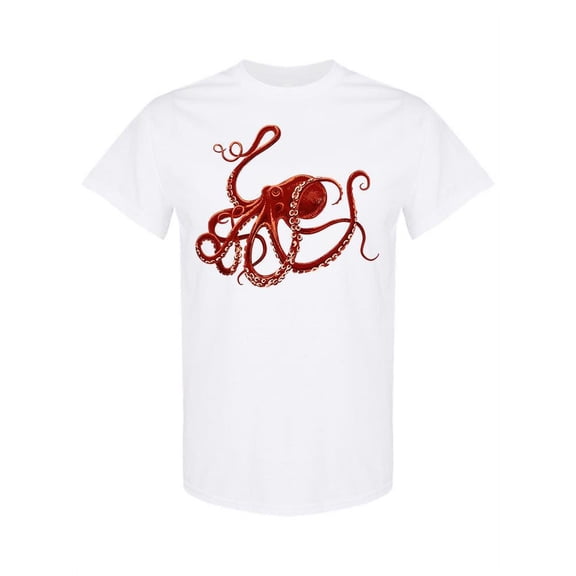 Amazing Octopus T-Shirt Men -Image by Shutterstock, Male Medium