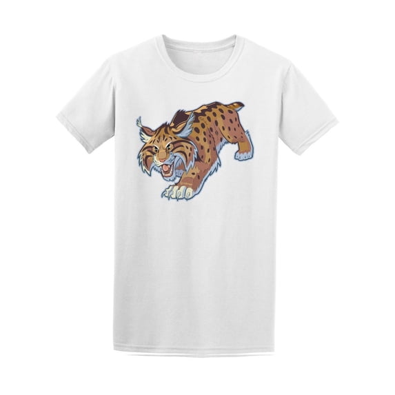 Amazing Old School Bobcat Tee Men's -Image by Shutterstock