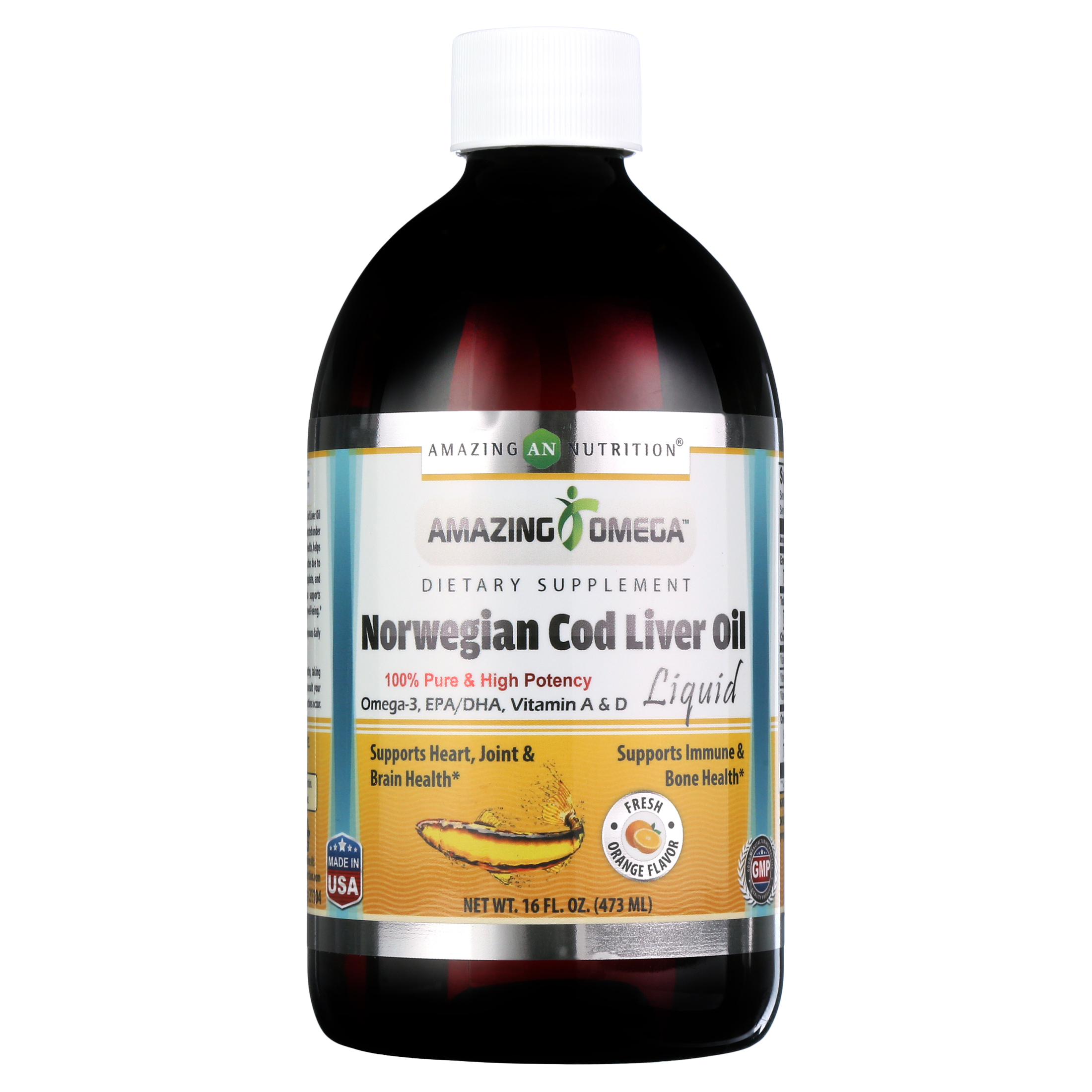 Twinlab Emulsified Norwegian Cod Liver Oil Liquid, Mint, 12 Fl Oz