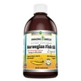 thumbnail image 1 of Amazing Omega Norwegian Fish Oil 16 Oz 473 Ml Fresh Lemon Flavor, 1 of 3