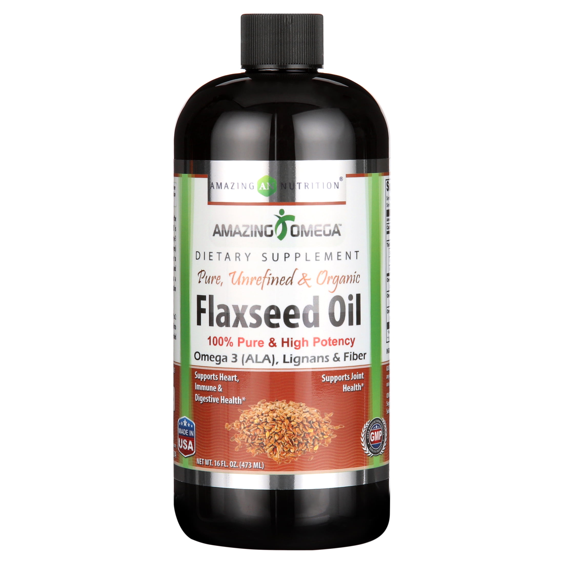 Amazing Omega Omega Flaxseed Oil 16 Fl Oz 16