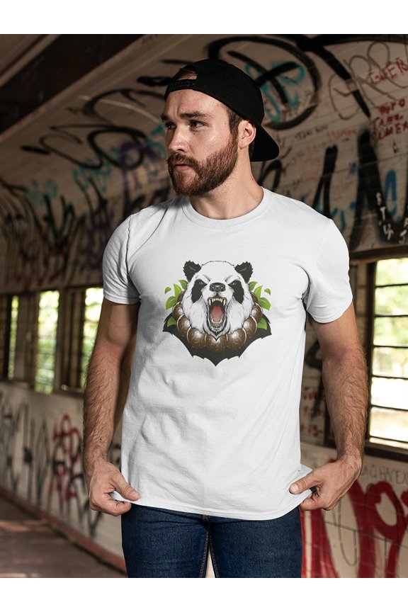 Amazing Panda Graphic Tee Men's -Image by Shutterstock