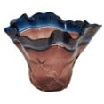 thumbnail image 1 of Amazing Patterned Glass Fluted Vase, 1 of 2
