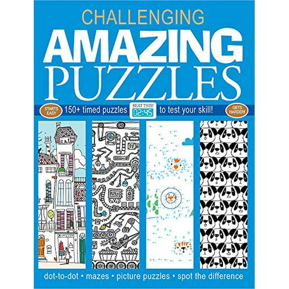 Pre-Owned Amazing Puzzles: 150+ Timed Puzzles to Test Your Skill (Challenging... Books) Paperback