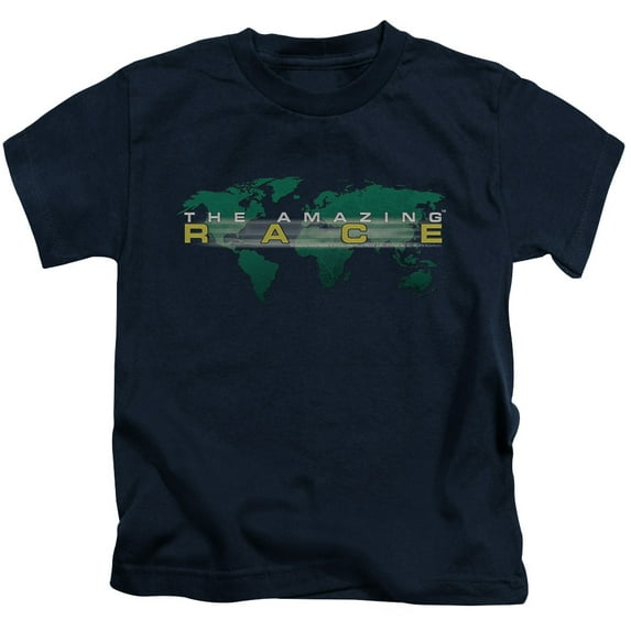 Amazing Race Around The World Youth 18/1 T-Shirt Navy