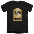 thumbnail image 1 of Amazing Race-Waiting World - Short Sleeve Adult 30-1 V-Neck Tee - Black- Medium, 1 of 1