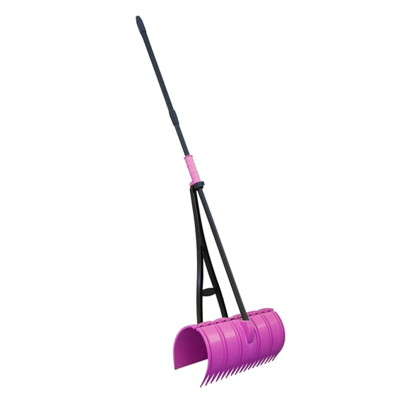 Amazing Rake 3 in 1 Lightweight Ergonomic Yard Tool (Pink)
