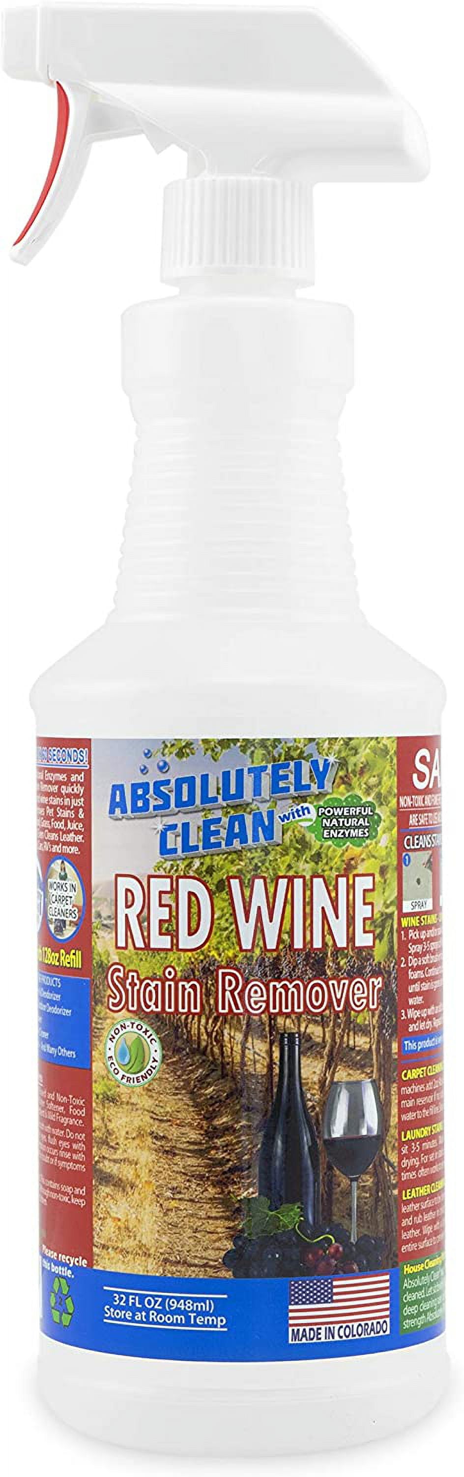 Amazing Red Wine Stain Remover Natural Enzymes Eliminate Wine Stains