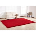 thumbnail image 1 of Amazing Rugs Chubby Shaggy Hand-tufted Area Rug Red 5' x 7' Stain Resistant 5' x 8', 1 of 5