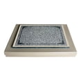 thumbnail image 1 of Amazing Rugs, LLC Ambrose Exquisite Glass Serving Tray in Gift Box Silver, 1 of 5
