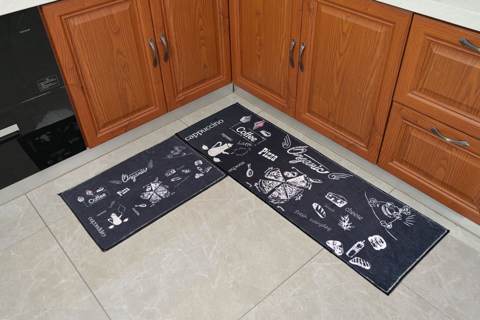 Amazing Rugs Ultimate' 2-Piece Kitchen Mat Set - 3'6"