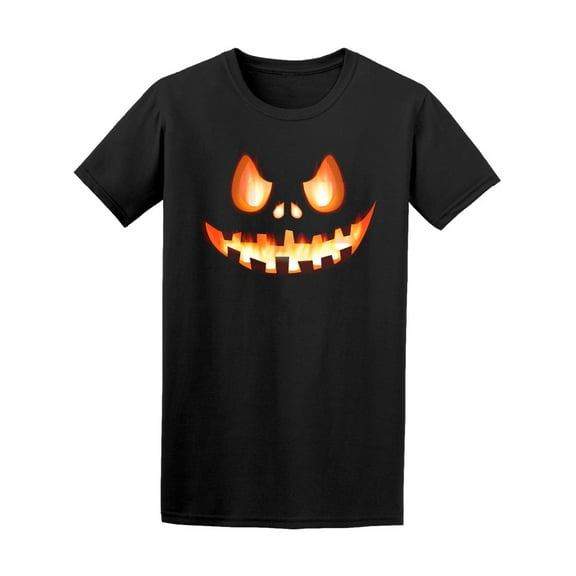 Amazing Scary Halloween Pumpkin T-Shirt Men -Image by Shutterstock, Male XX-Large