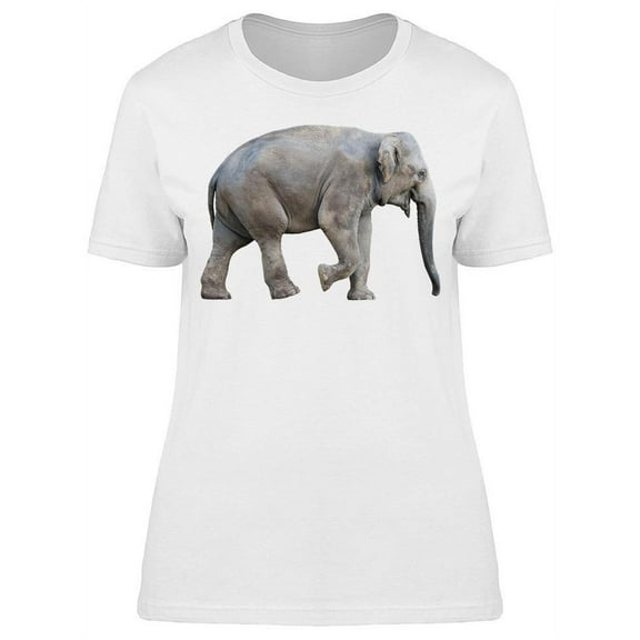 Amazing Side Asian Elephant T-Shirt Women -Image by Shutterstock, Female Small