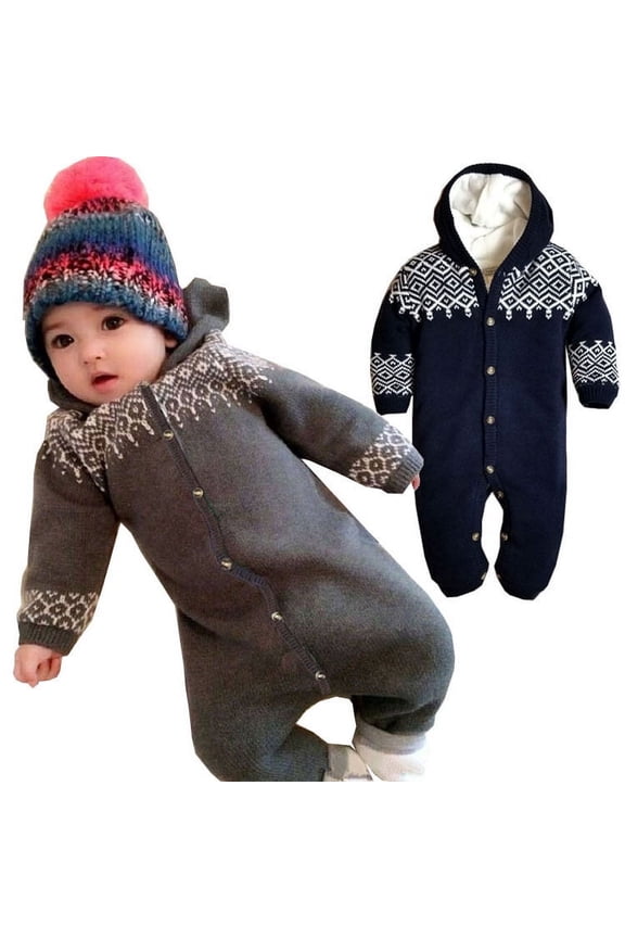 Thick Winter Romper for Boys