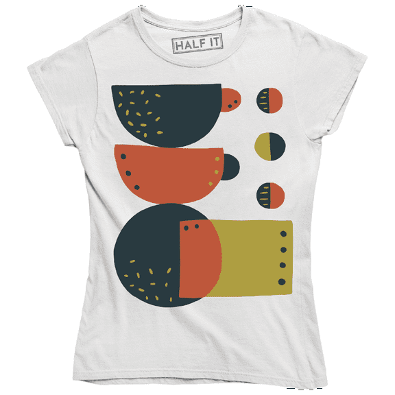 Amazing Solar System Eclipse Abstract Grpahic Design Women's T-Shirt