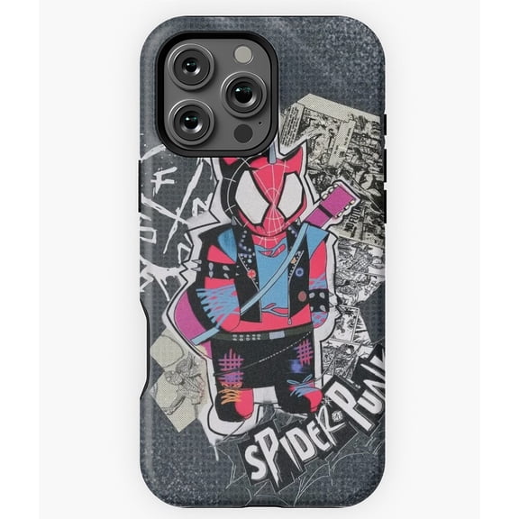 Amazing Spider Cat Superhero Animal Phone Case for iPhone 16 15 14 13 12 11 Pro Max