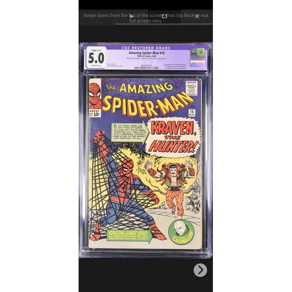 Amazing Spider-Man #15 - CGC 5 Comic Book