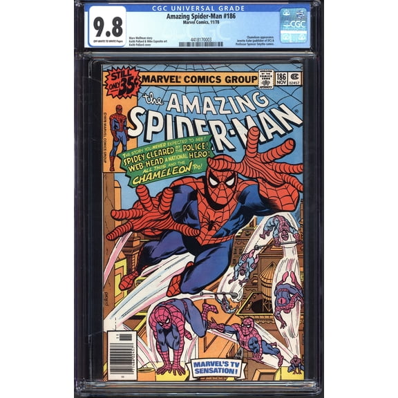 Amazing Spider-Man #186 - CGC 9.8 Comic Book