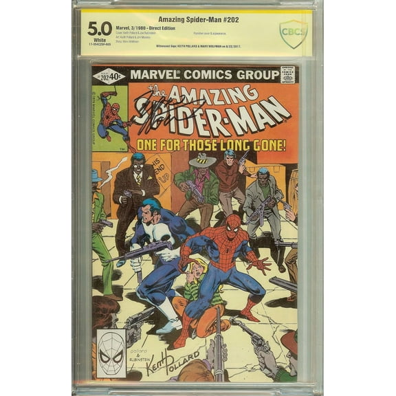 Amazing Spider-Man #202 CBCS CGC 5.0 Signed Marv Wolfman and Keith Pollard