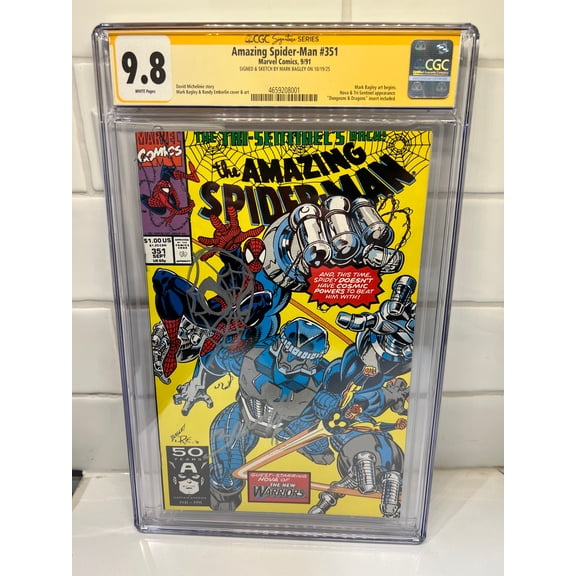 Amazing Spider-Man #351 - CGC 9.8 Comic Book