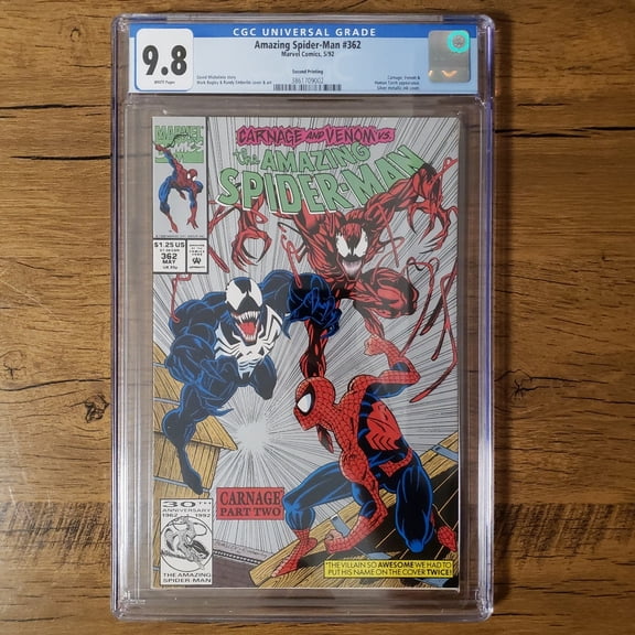 Amazing Spider-Man #362 - CGC 9.8 Comic Book