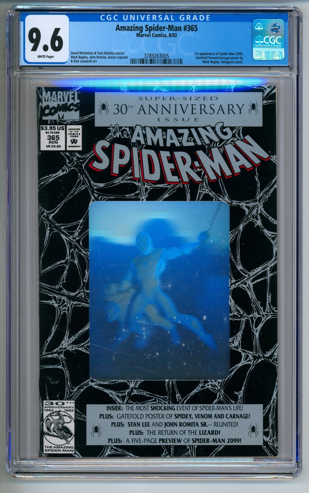 Amazing Spider-Man #365 - CGC 9.6 Comic Book