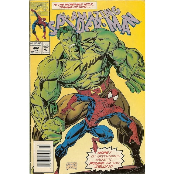 Amazing Spider-Man #382 Signed by Mark Bagley NM