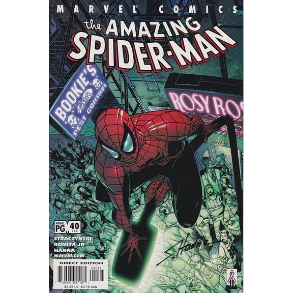 Amazing Spider-Man #40 Signed by Scott Hanna