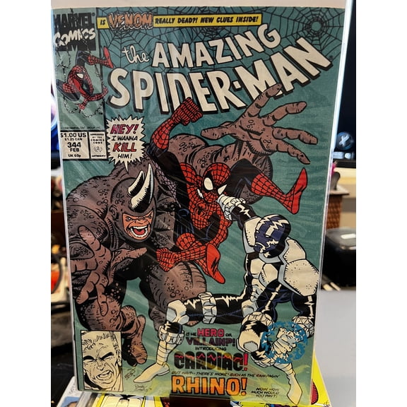 Amazing Spider-Man NM Erik Larsen Art #344 1st Cletus Kasaday - Carnage