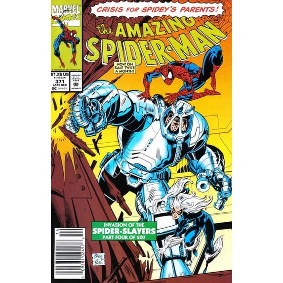 Amazing Spider-Man, The #371 (Newsstand) VF ; Marvel Comic Book