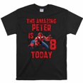 Amazing Spiderman Superhero Personalized Name Birthday Tshirt For Boy